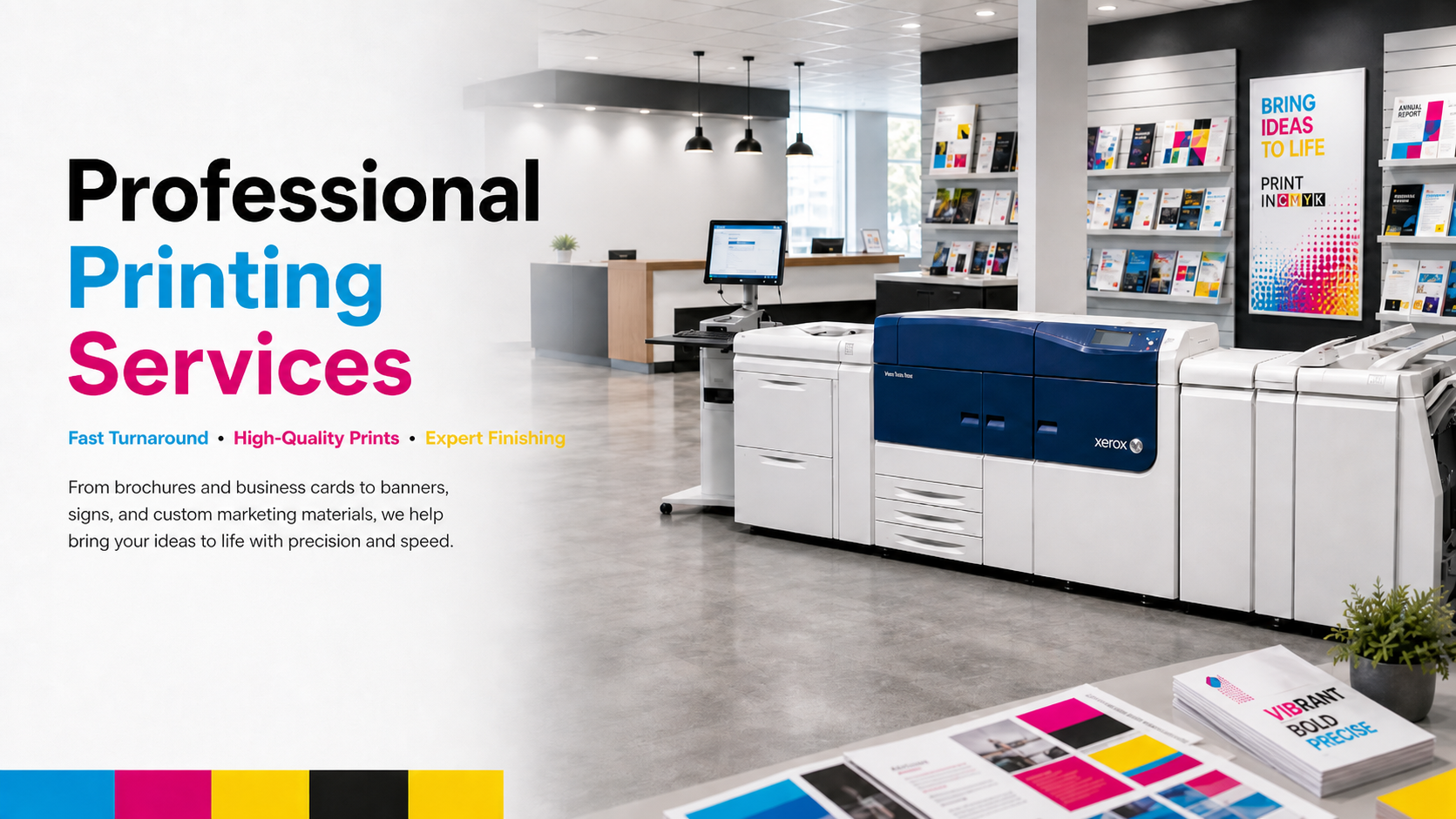 Professional print shop products